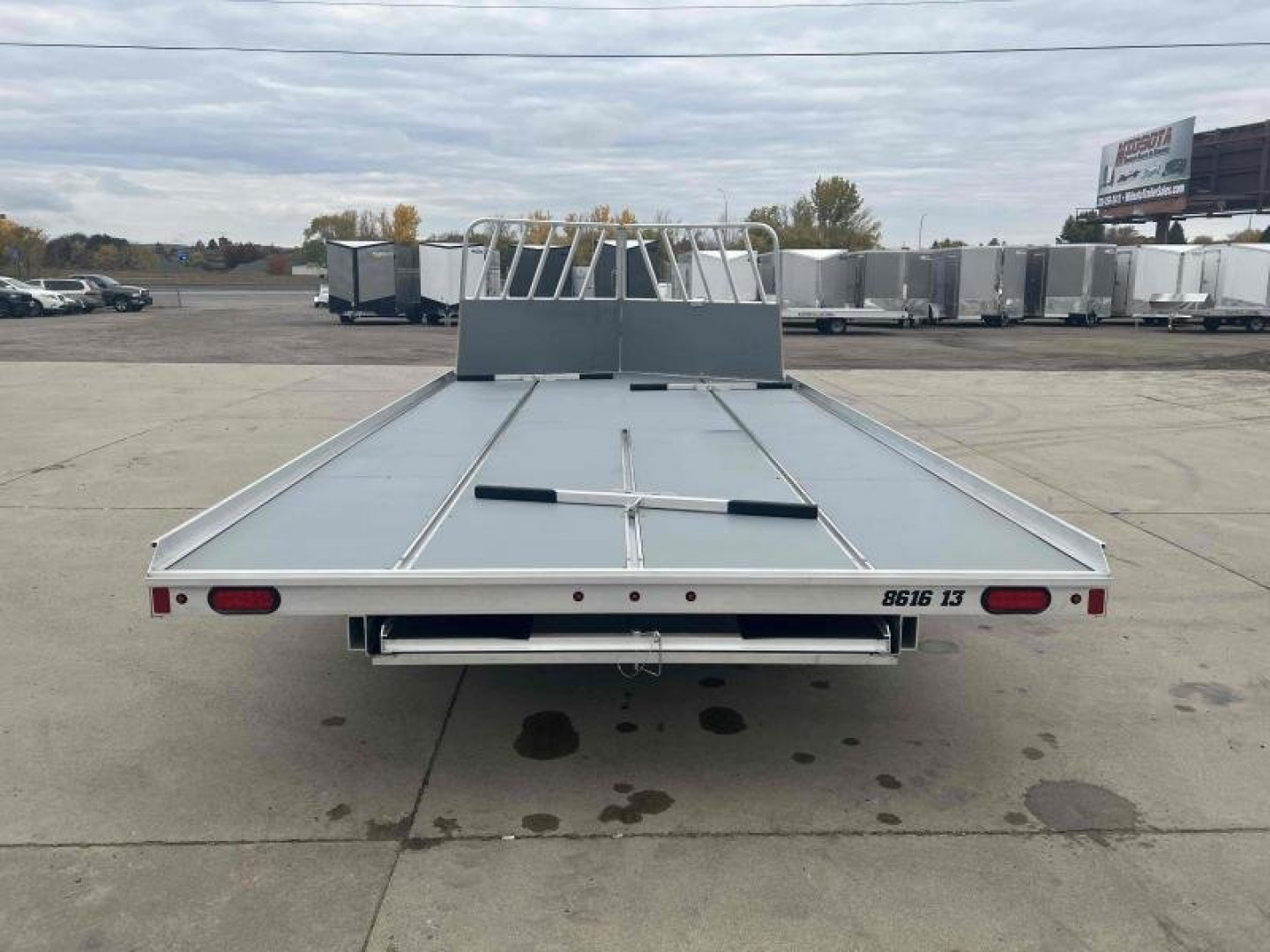 New *2024 Aluma 8616D-TA-EL-R-13S - Snowmobile Trailer - 659