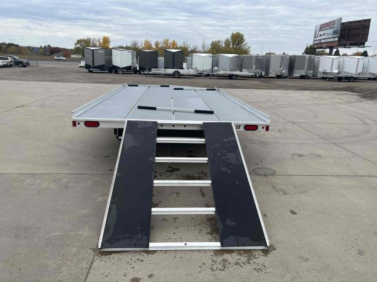 New *2024 Aluma 8616D-TA-EL-R-13S - Snowmobile Trailer - 659