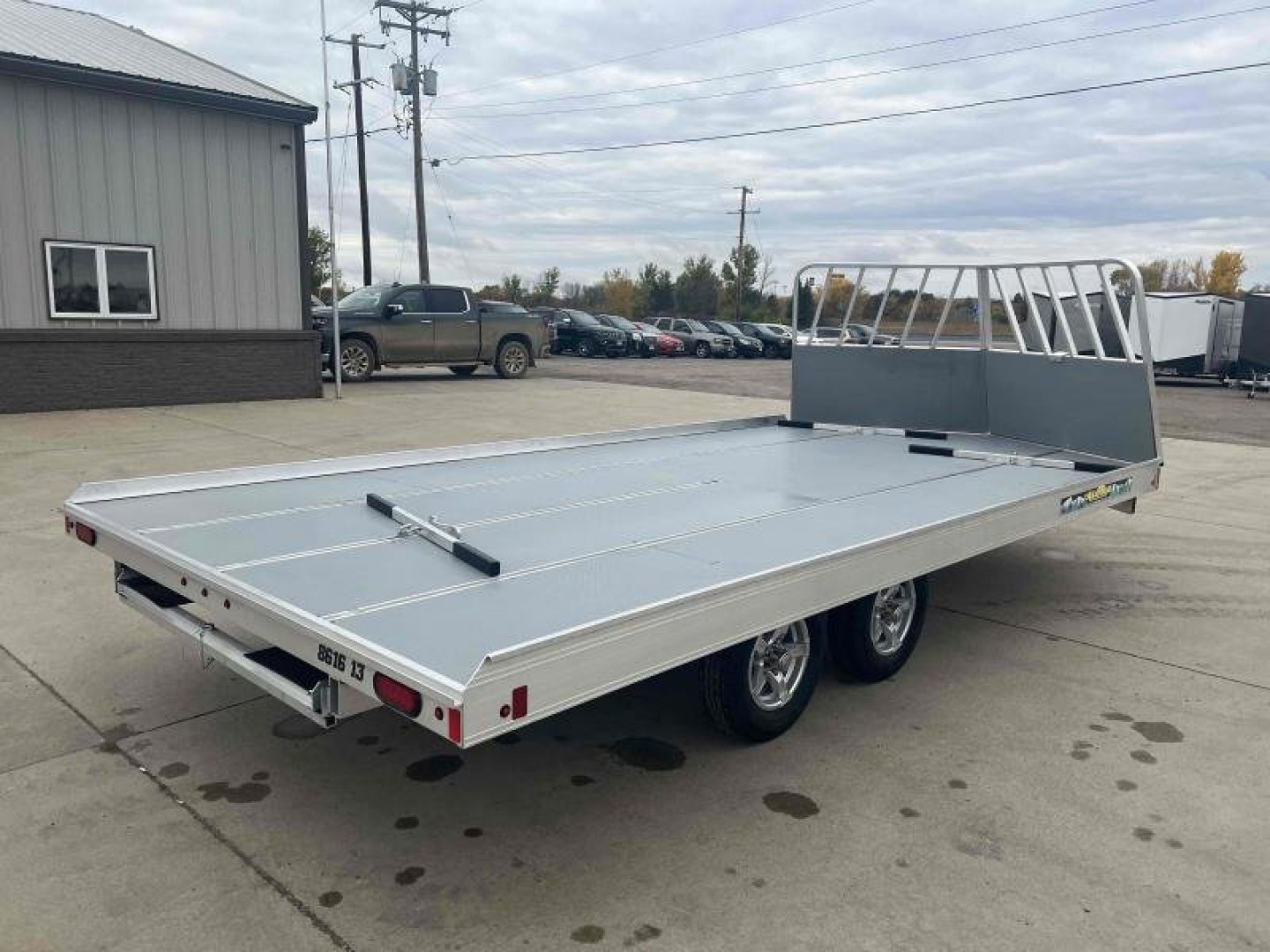 New *2024 Aluma 8616D-TA-EL-R-13S - Snowmobile Trailer - 659