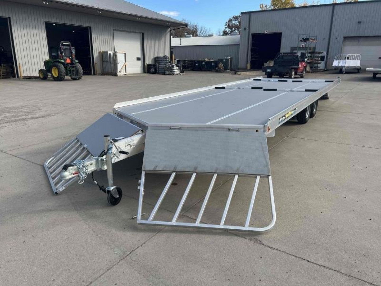 New 2024 Aluma 8624DH-TA-EL-SRP-14A - Snowmobile Trailer - 644