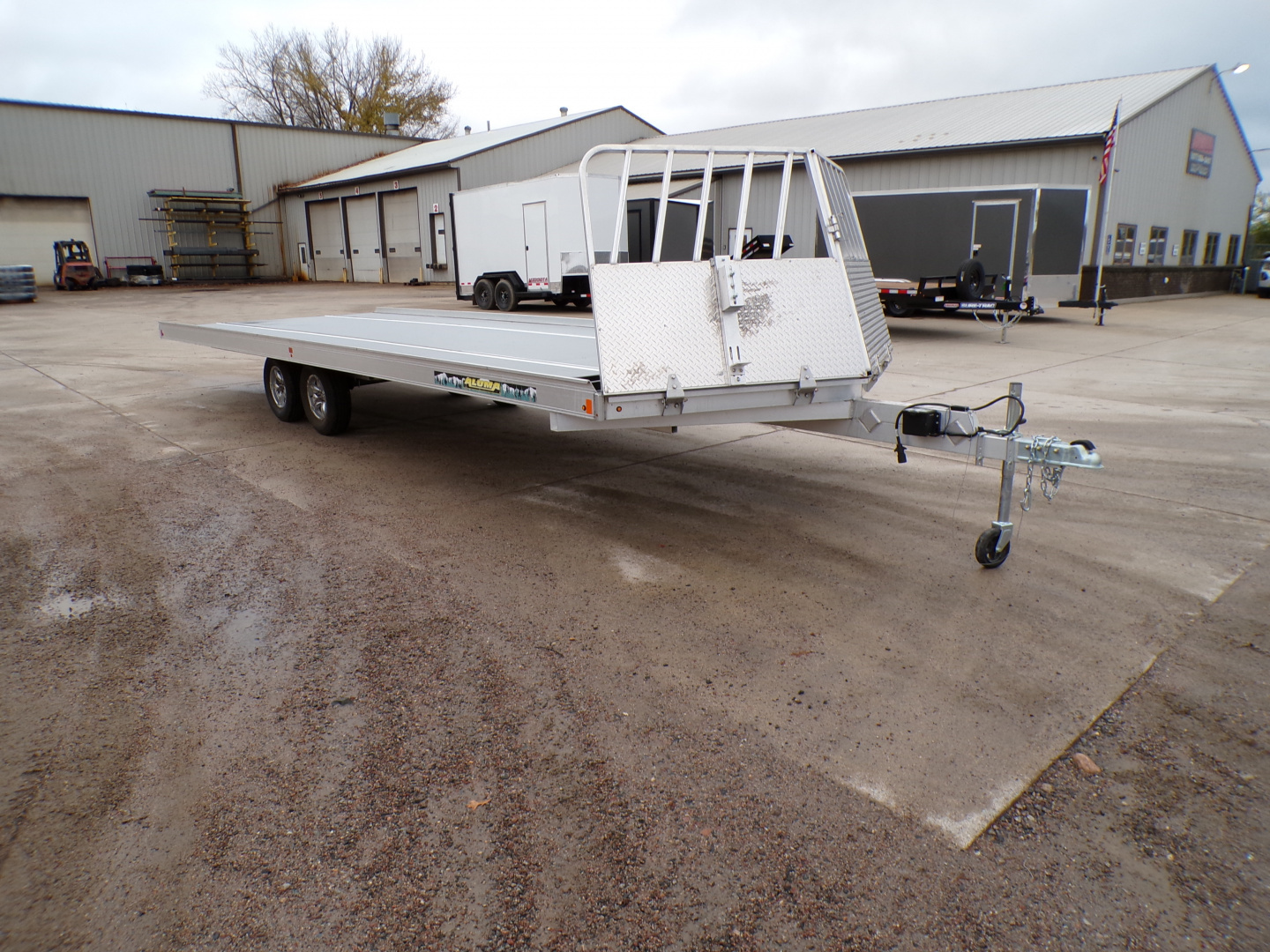 New 2024 Aluma 8624DH-TA-EL-SRP-14A - Snowmobile Trailer - 644