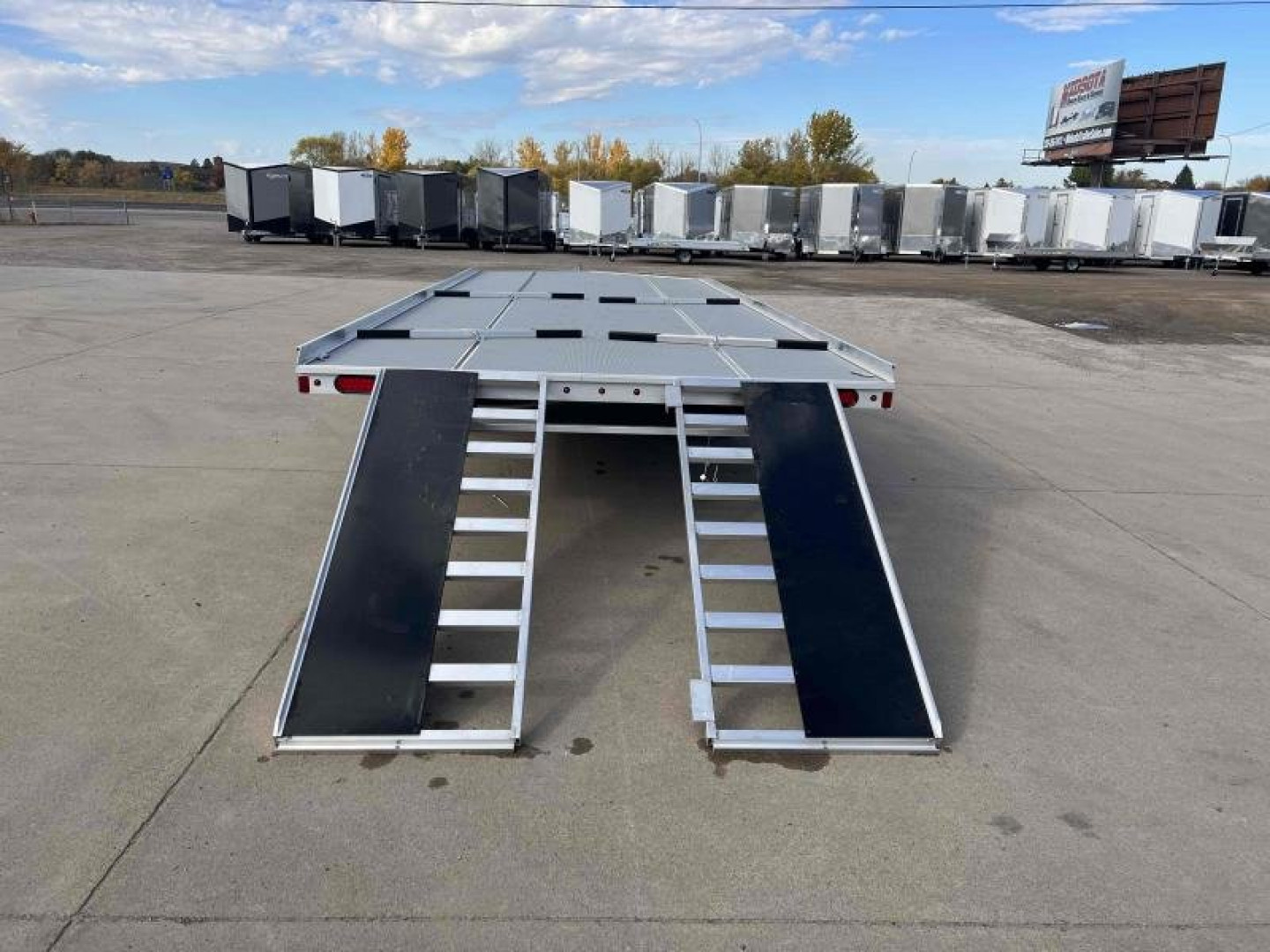 New 2024 Aluma 8624DH-TA-EL-SRP-14A - Snowmobile Trailer - 644