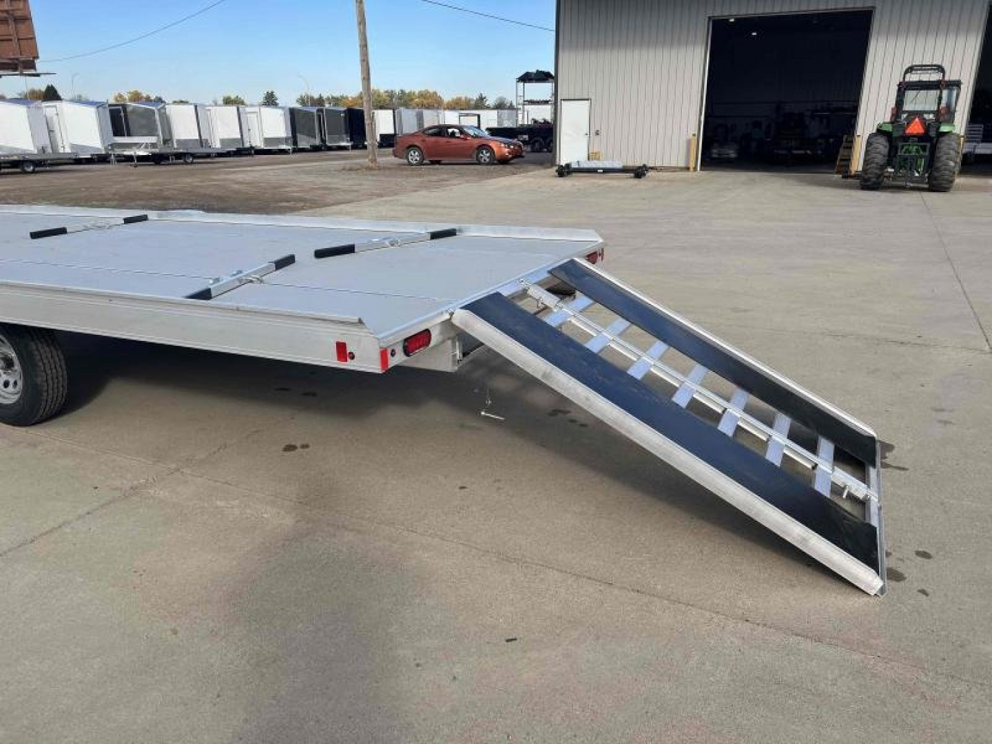 New 2024 Aluma 8624DH-TA-EL-SRP-14A - Snowmobile Trailer - 644