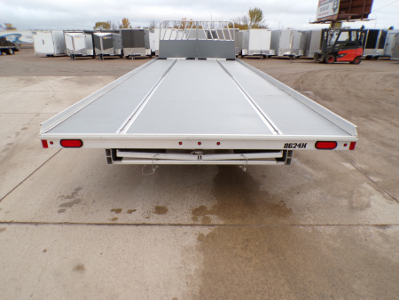 New 2024 Aluma 8624DH-TA-EL-SRP-14A - Snowmobile Trailer - 644