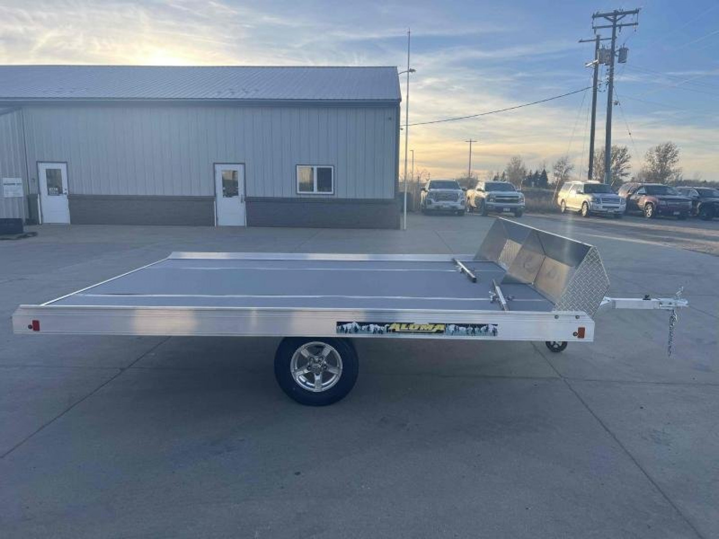 New 2024 Aluma 8612TILT-S-13A Snowmobile Trailer - 476