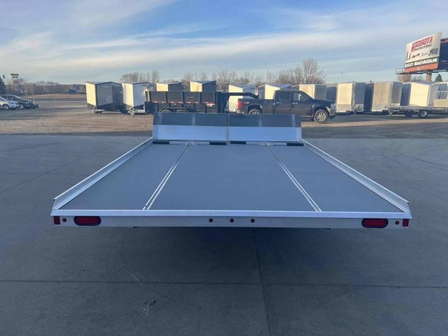 New 2024 Aluma 8612TILT-S-13A Snowmobile Trailer - 476