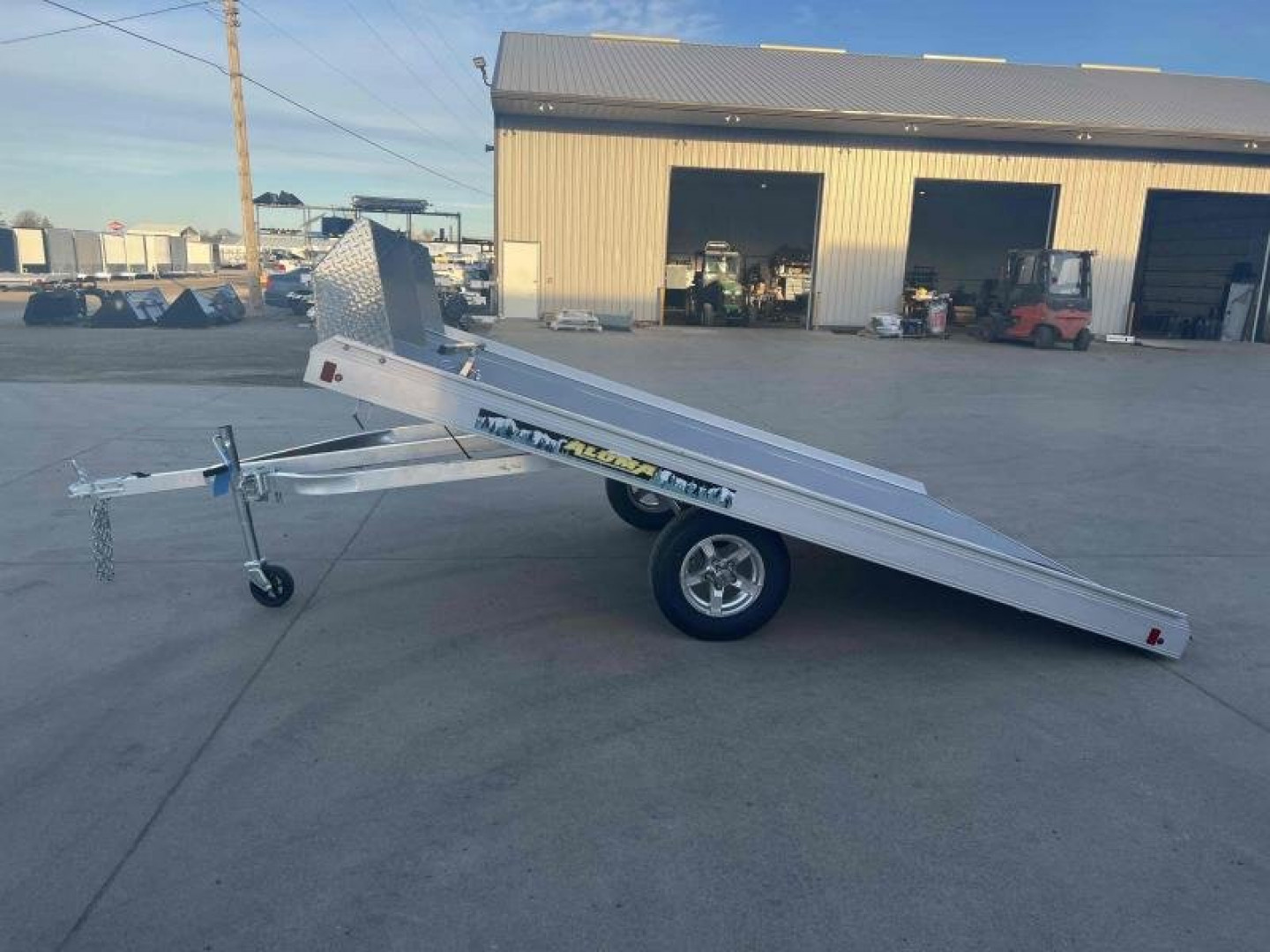 New 2024 Aluma 8612TILT-S-13A Snowmobile Trailer - 476