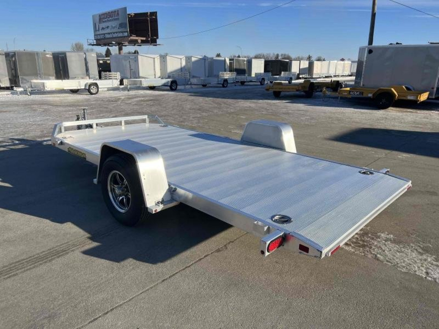 New 2024 Aluma 8214H-TILT-S-EL-RTD Utility Trailer - 153