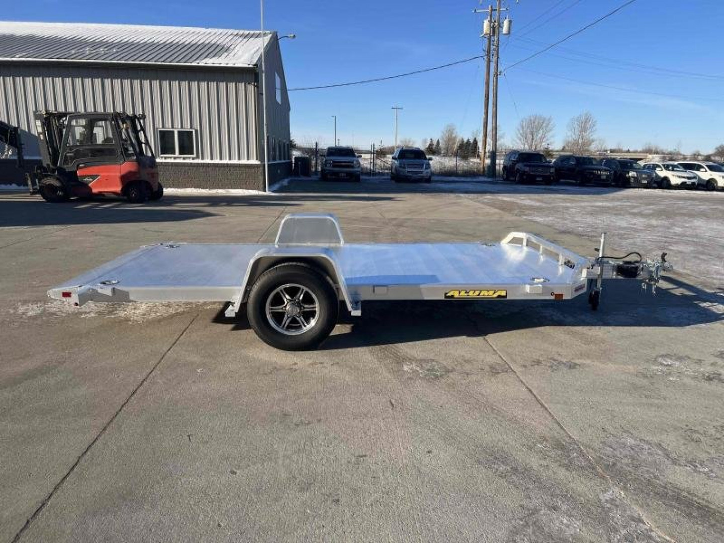 New 2024 Aluma 8214H-TILT-S-EL-RTD Utility Trailer - 153