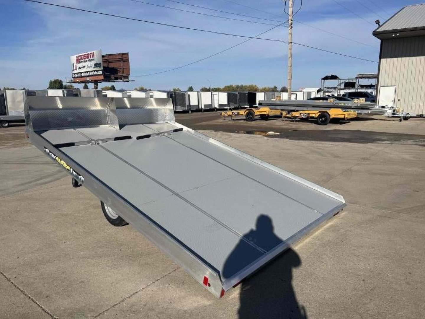 New 2024 Aluma 8612TILT-S-12SL - Snowmobile Trailer - 471