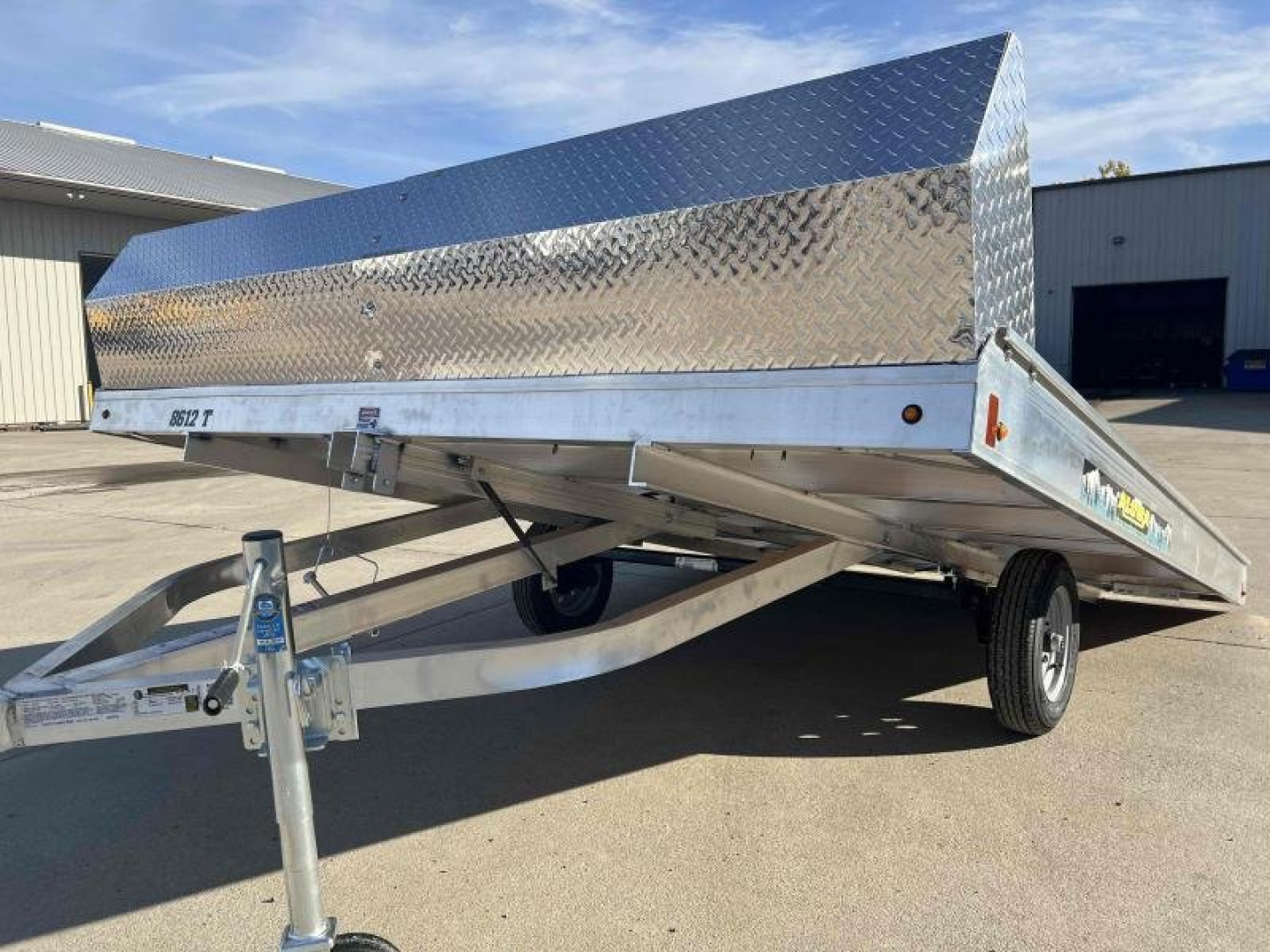 New *2024 Aluma 8612TILT-S-12SL Snowmobile Trailer - 470