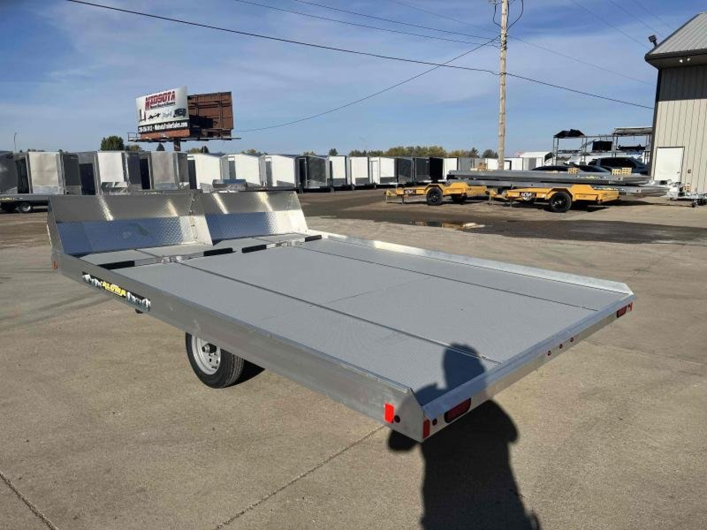 New *2024 Aluma 8612TILT-S-12SL Snowmobile Trailer - 470