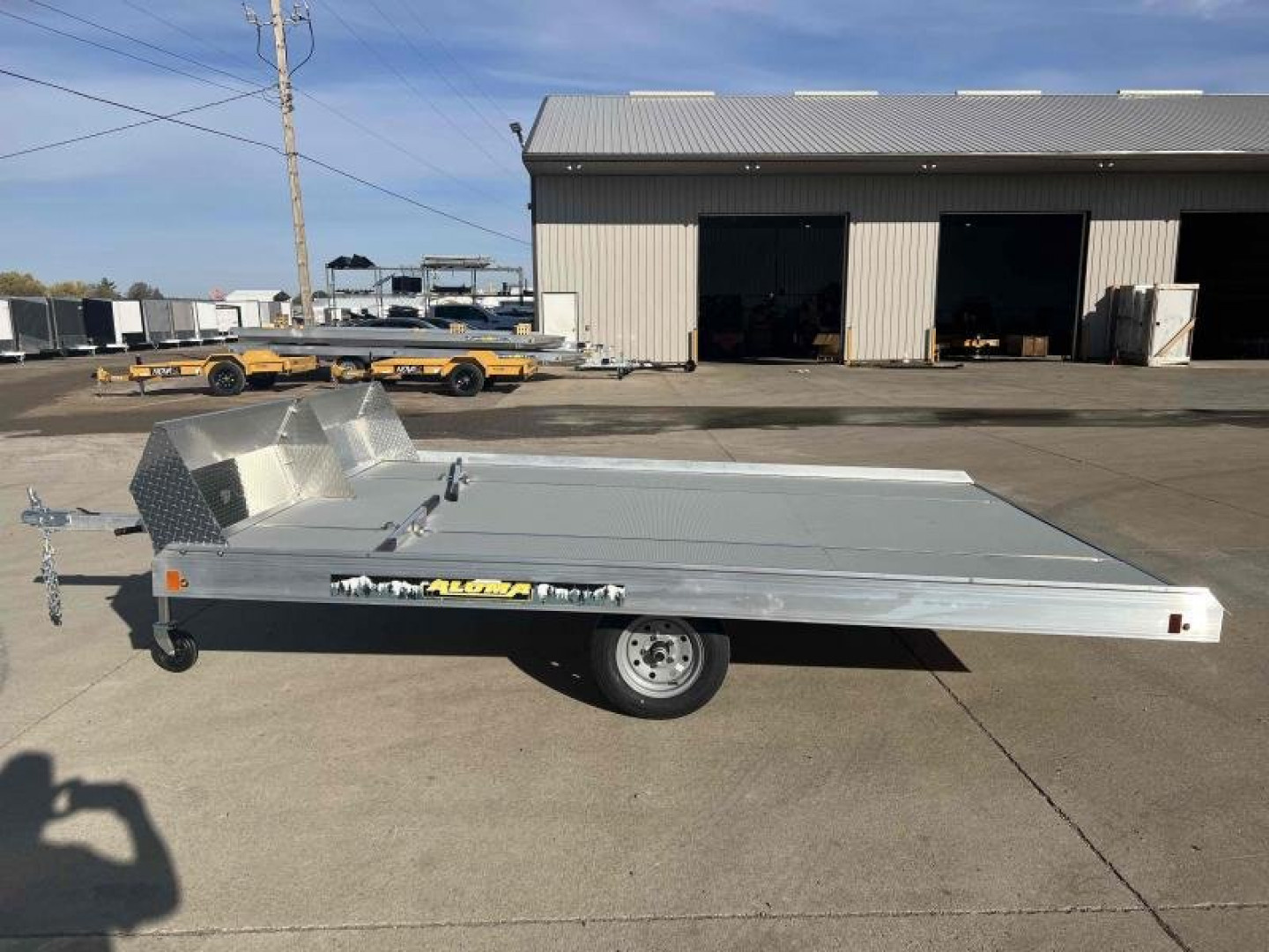 New *2024 Aluma 8612TILT-S-12SL -Snowmobile Trailer - 469
