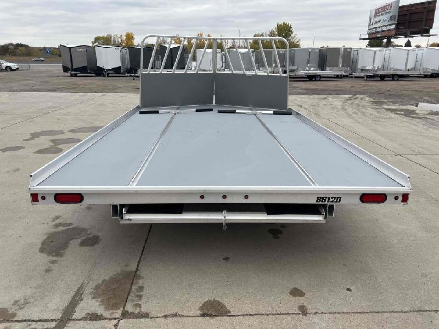 New *2024 Aluma 8612D-S-R-12SL - Snowmobile Trailer - 588