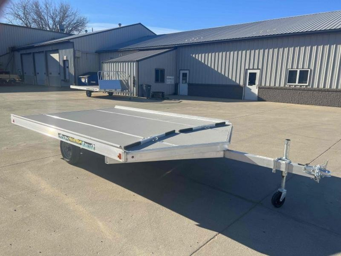 New 2024 Aluma 8612D-S-R-12SL Snowmobile Trailer - 589