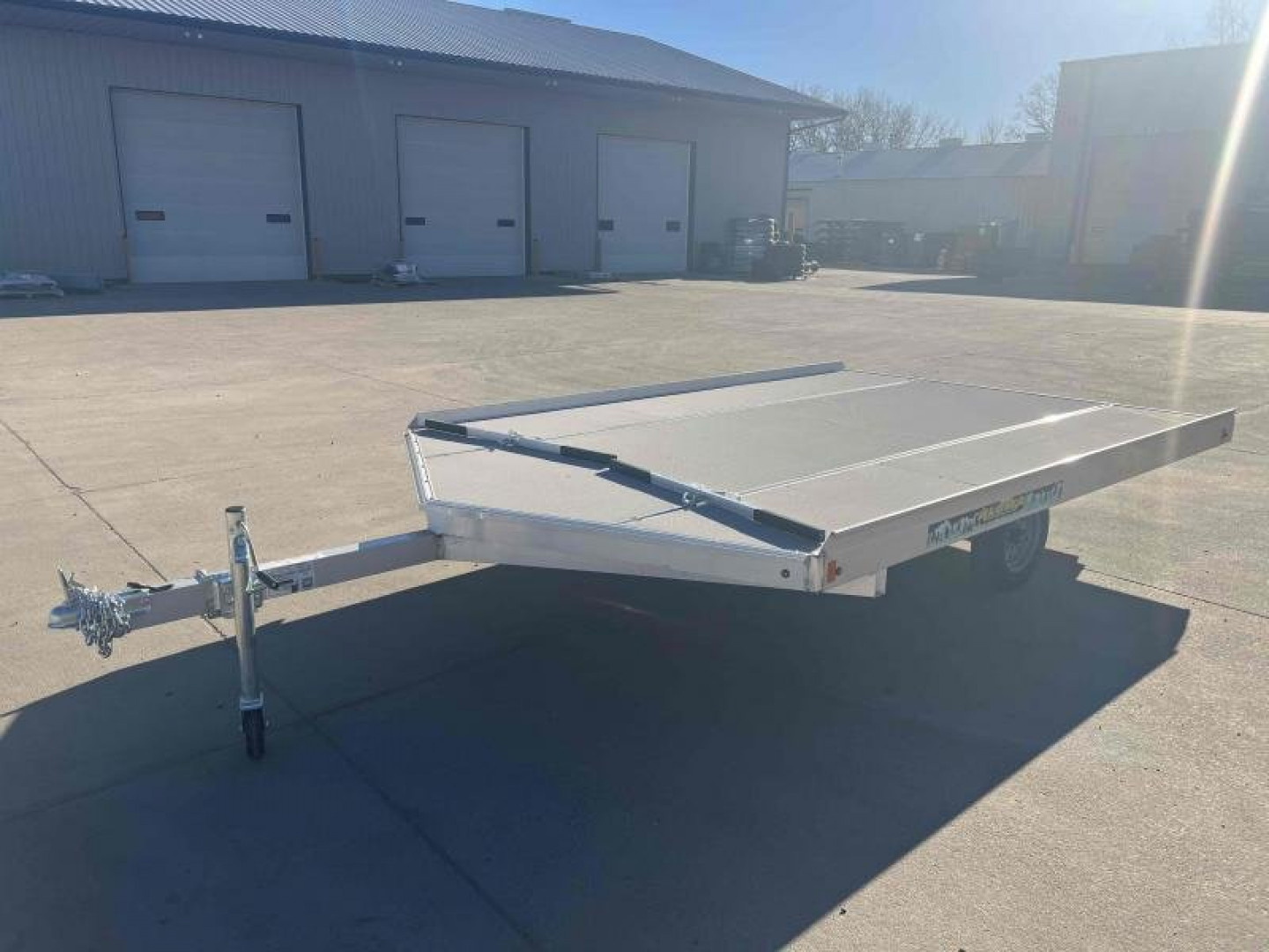 New 2024 Aluma 8612D-S-R-12SL Snowmobile Trailer - 589