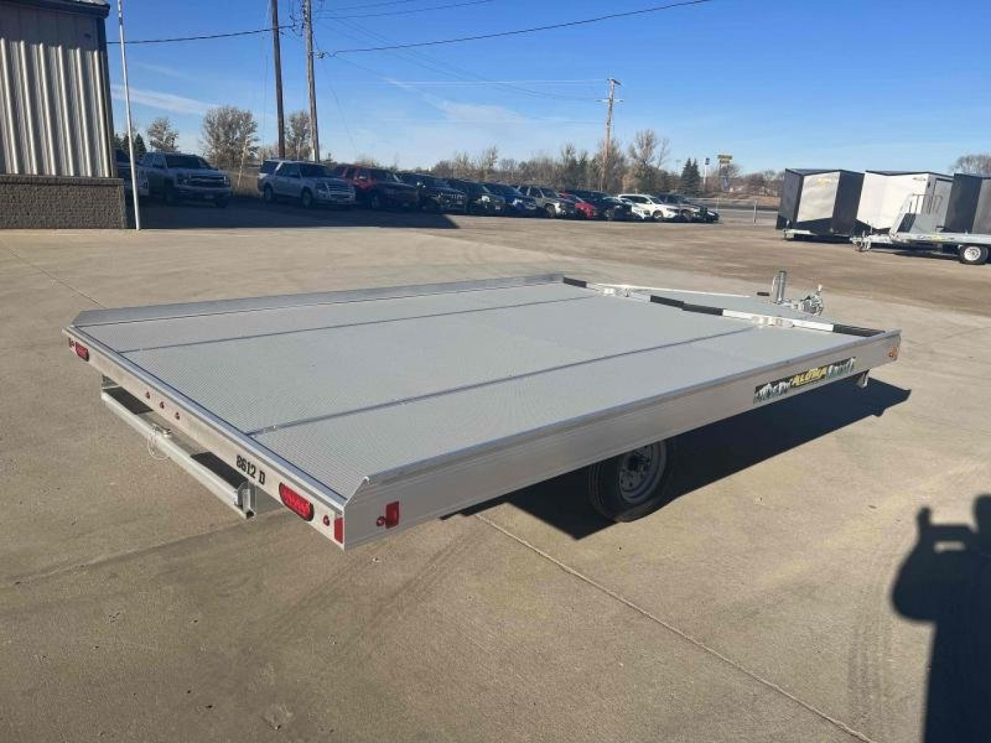 New 2024 Aluma 8612D-S-R-12SL Snowmobile Trailer - 589