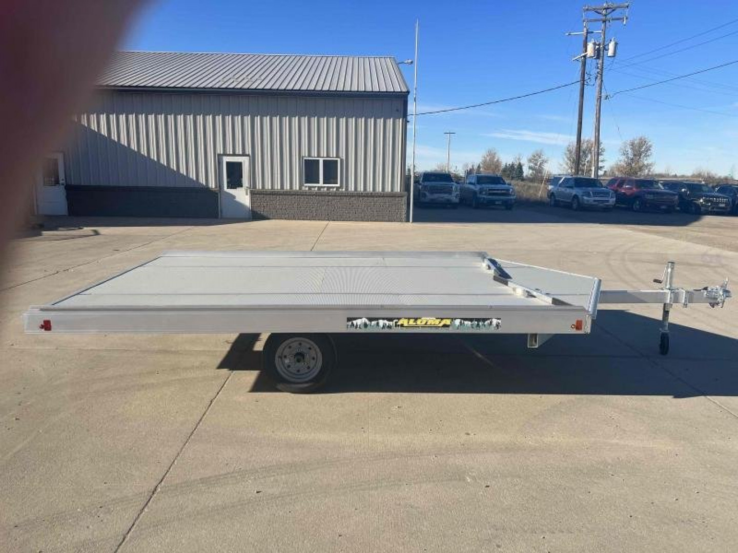 New 2024 Aluma 8612D-S-R-12SL Snowmobile Trailer - 589