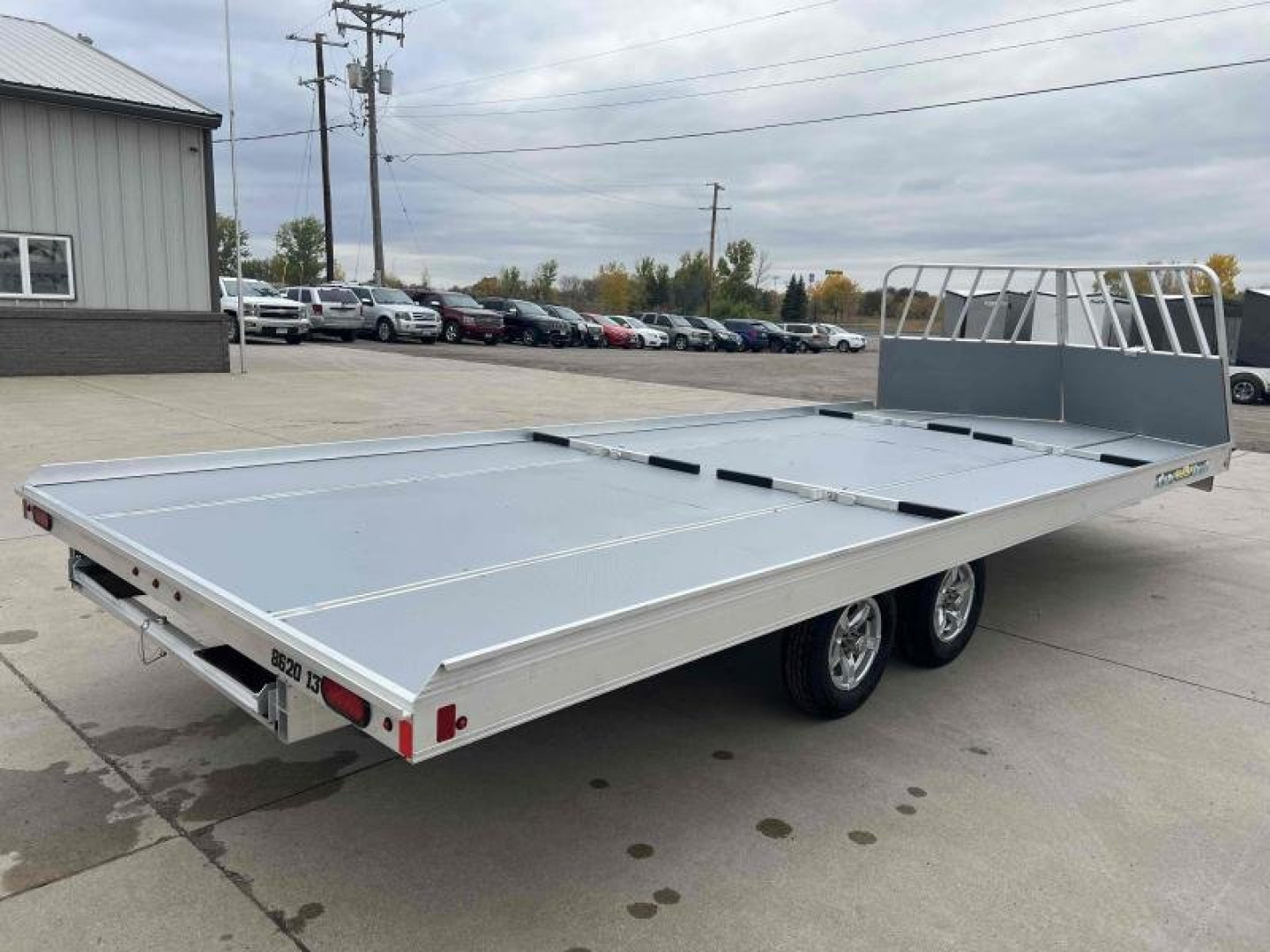 New 2024 Aluma 8620D-TA-EL-R-13A - Snowmobile Trailer - 660