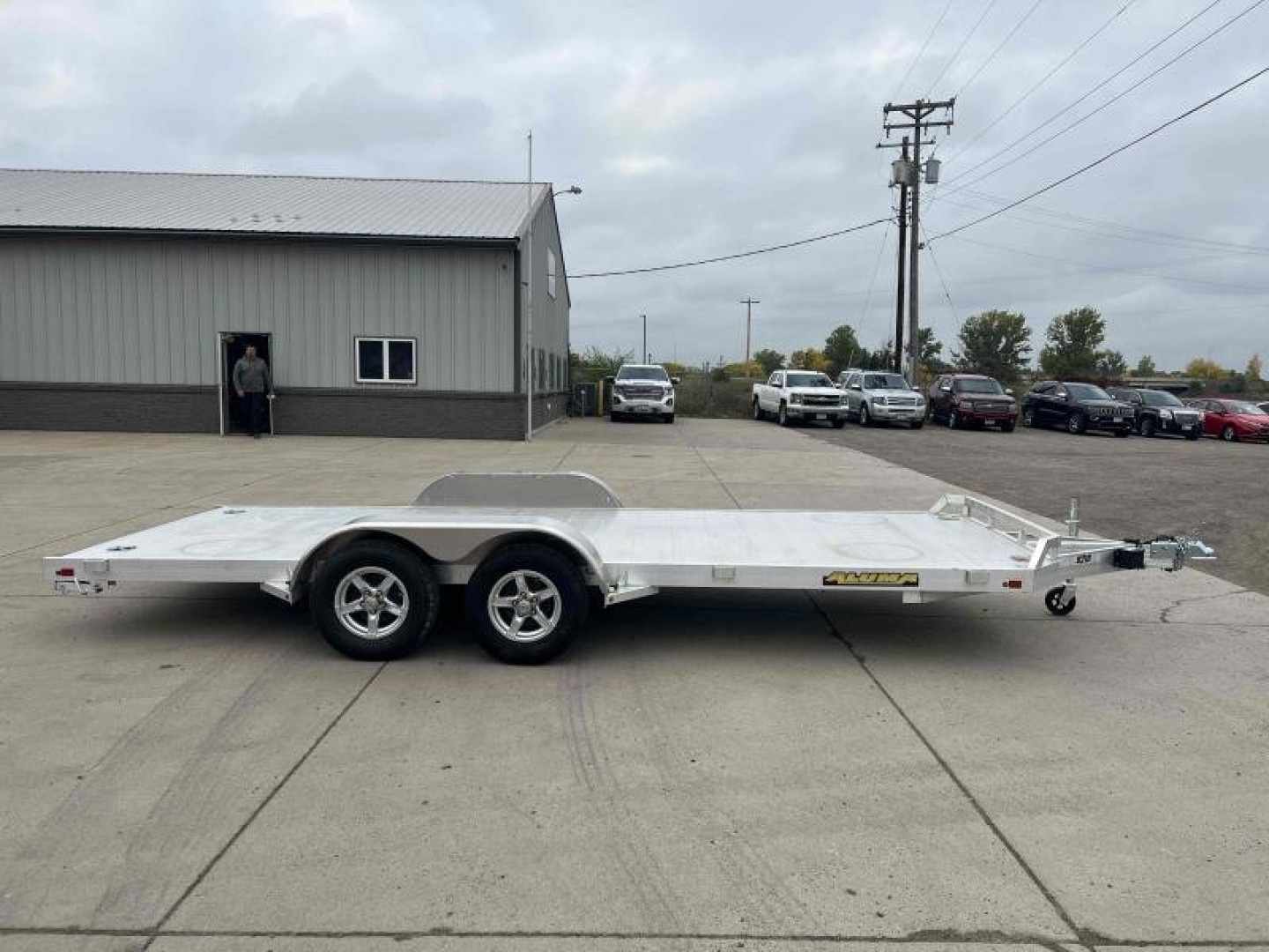 New 2024 Aluma 8218TA-EL-R-RTD Car Hauler - 094