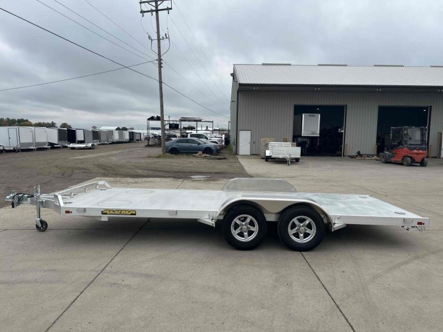 New 2023Aluma 8218TA-EL-R-RTD Car Hauler - 550