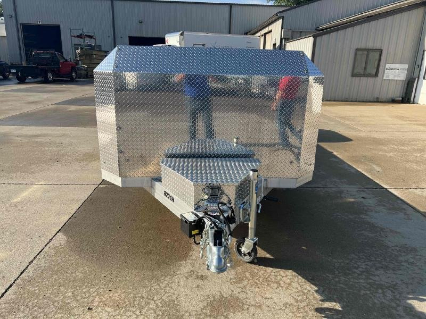 New 2024 Aluma 8224H-ANV-TA-EL-R-RTD Car Hauler - 176