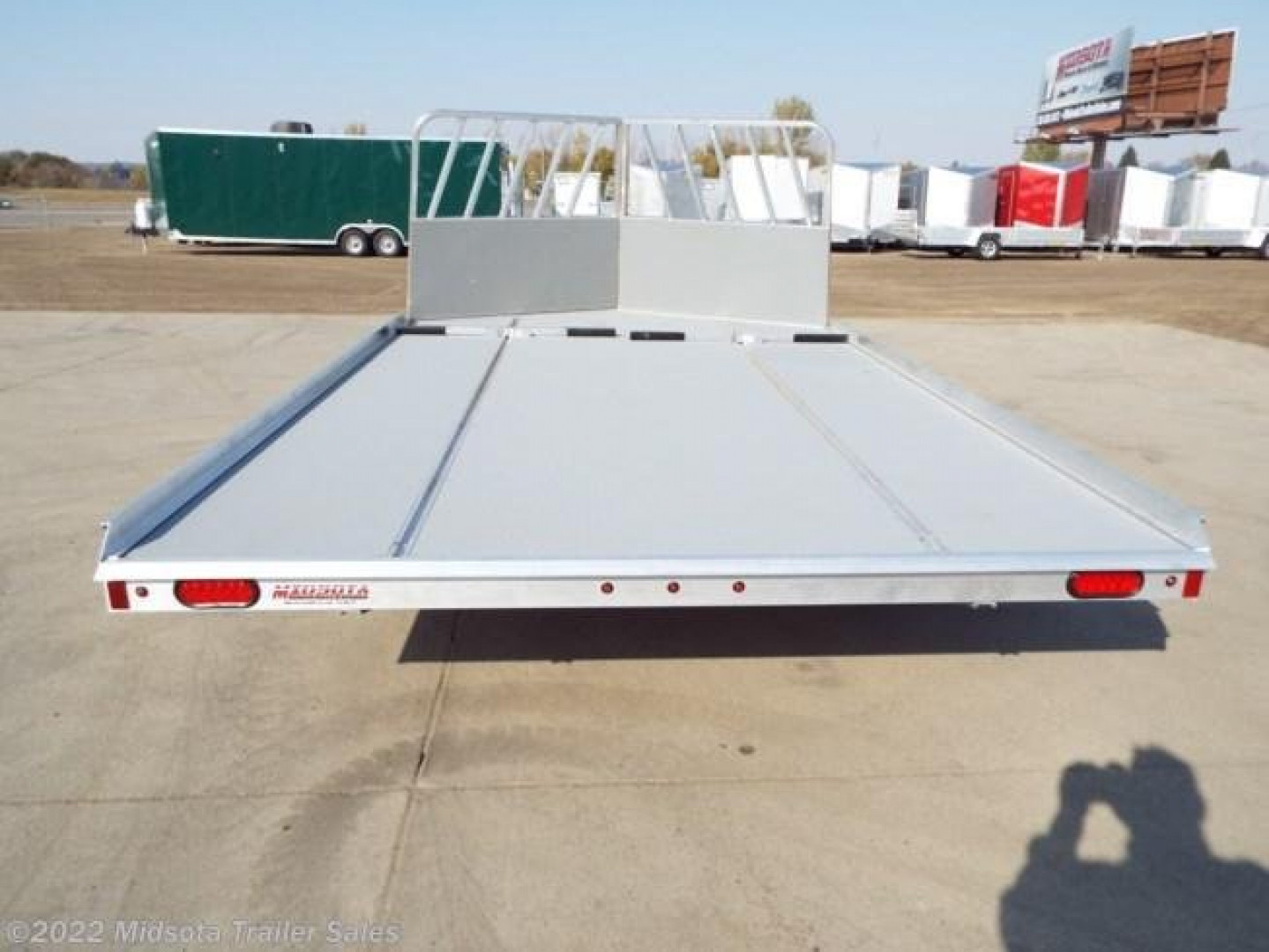 New 2023 Aluma 8612D-TILT-S-12SL - Snowmobile Trailer - 950