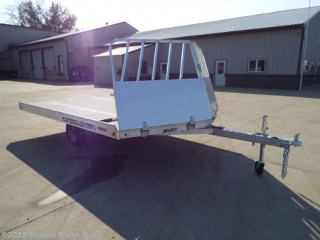 New 2023 Aluma 8612D-TILT-S-12SL - Snowmobile Trailer - 950