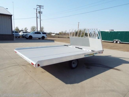 New 2023 Aluma 8612D-TILT-S-12SL - Snowmobile Trailer - 950