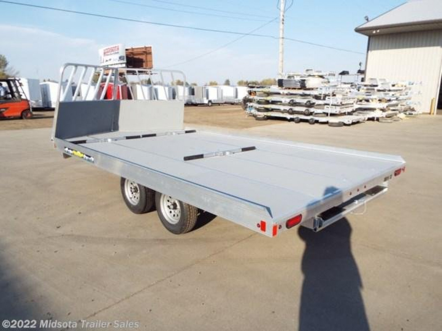 New *2023 Aluma 8614D-TA-R-13L - Snowmobile Trailer - 813