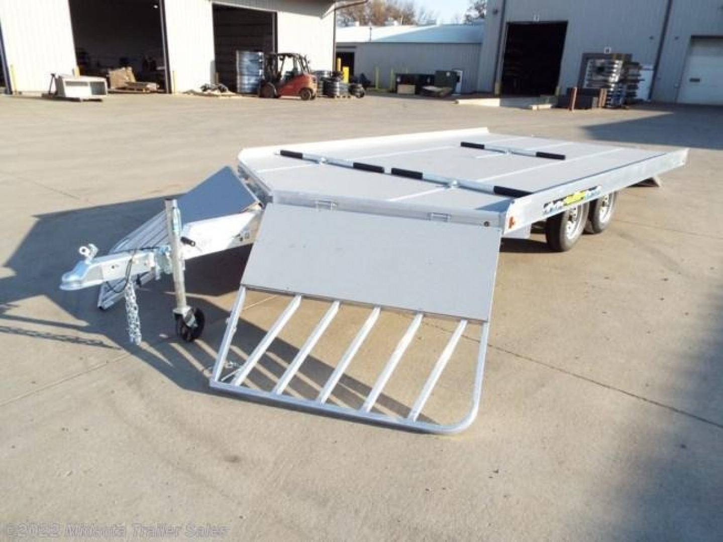 New *2023 Aluma 8614D-TA-R-13L - Snowmobile Trailer - 813