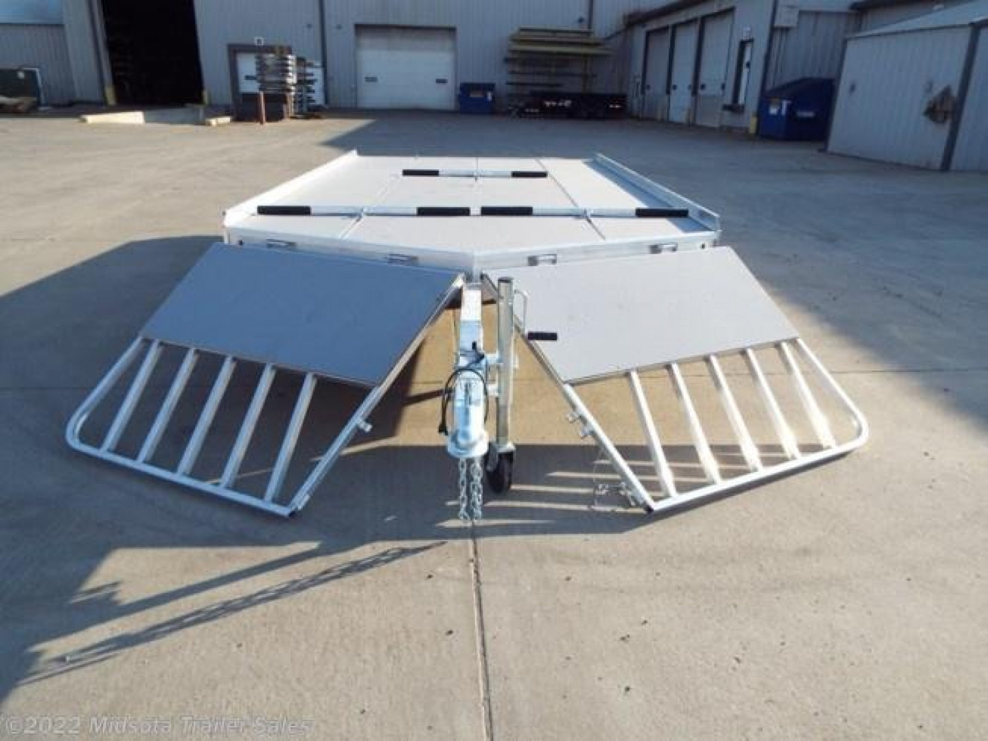 New *2023 Aluma 8614D-TA-R-13L - Snowmobile Trailer - 813