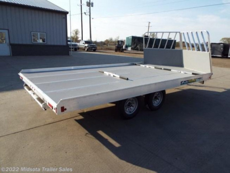 New *2023 Aluma 8614D-TA-R-13L - Snowmobile Trailer - 813