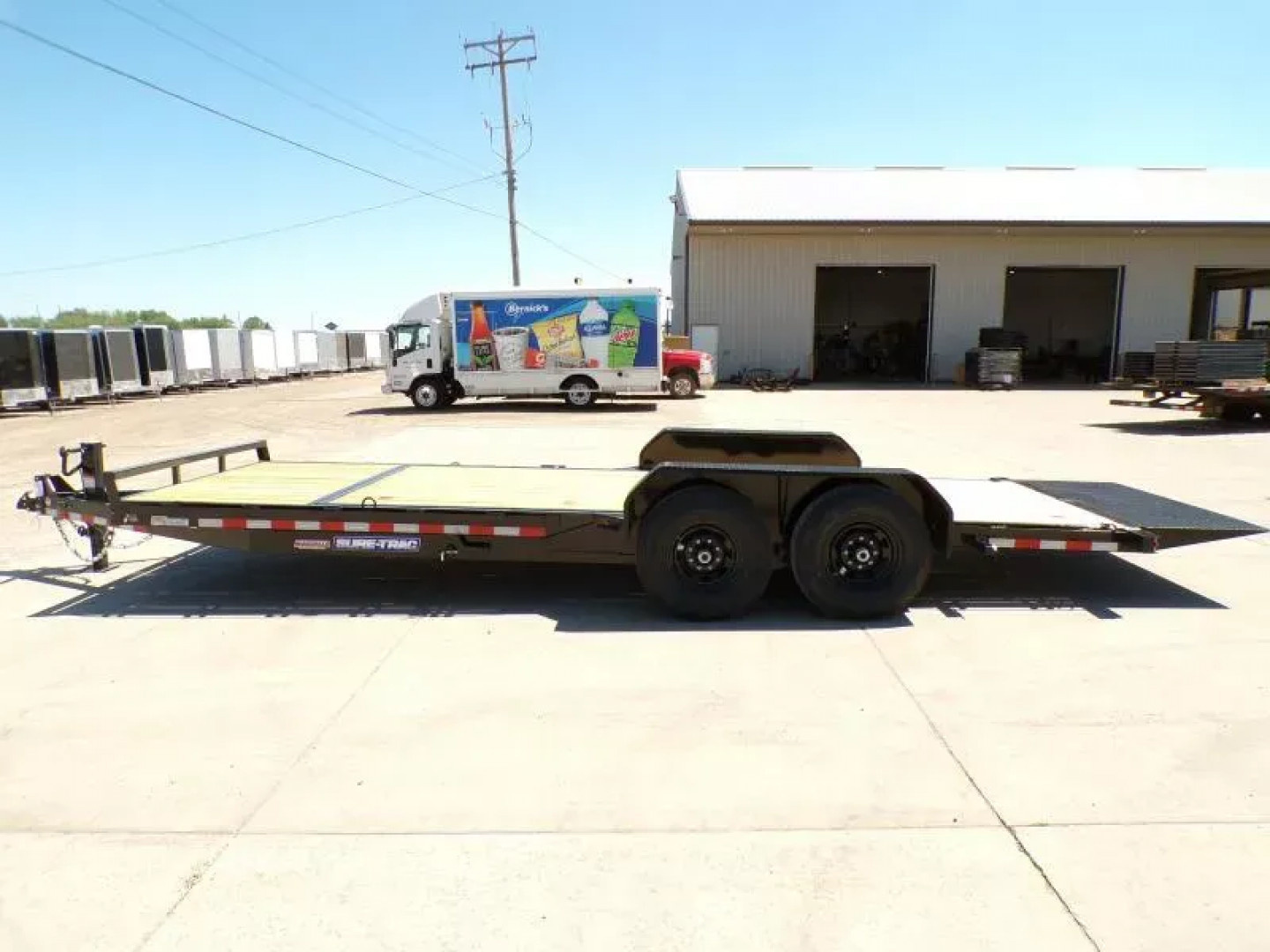 New 2025 SURE-TRAC 7X22 (18+4) 14K Equipment Tilt Trailer - 386