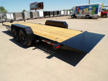New 2025 SURE-TRAC 7X22 (18+4) 14K Equipment Tilt Trailer - 386