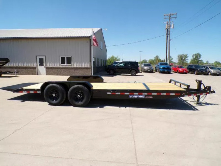 New 2025 SURE-TRAC 7X22 (18+4) 14K Equipment Tilt Trailer - 386