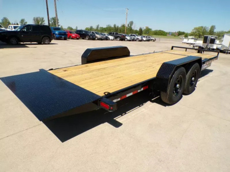 New 2025 SURE-TRAC 7X22 (18+4) 14K Equipment Tilt Trailer - 386