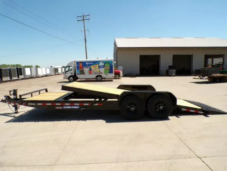 New 2025 SURE-TRAC 7X22 (18+4) 14K Equipment Tilt Trailer - 386