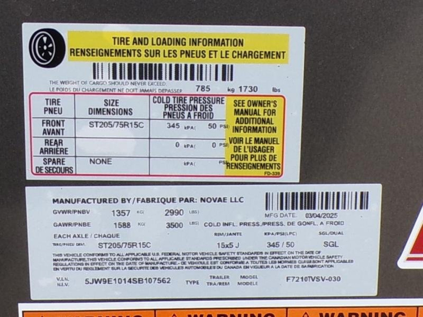 New 2025 Formula Traverse 6x10 Cargo / Enclosed Trailer - 562