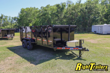 New 2025 7X16 U-DUMP Dump Trailer