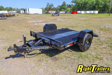 New 2025 6.8X10 DP Platinum Star SCISSOR LIFT Tilt Trailer