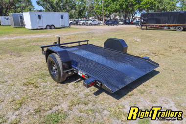 New 2025 6.8X10 DP Platinum Star SCISSOR LIFT Tilt Trailer