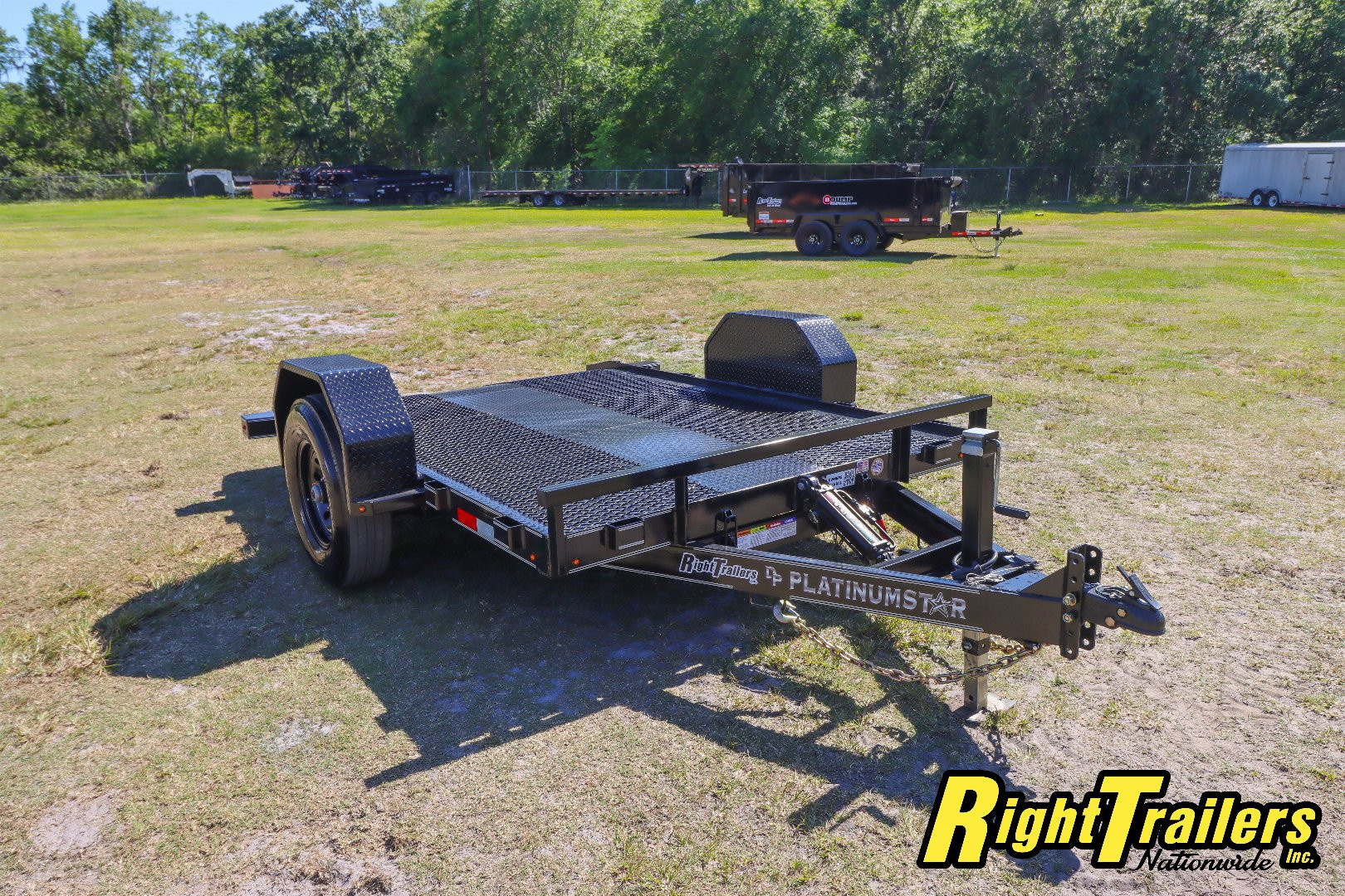 New 2025 6.8X10 DP Platinum Star SCISSOR LIFT Tilt Trailer