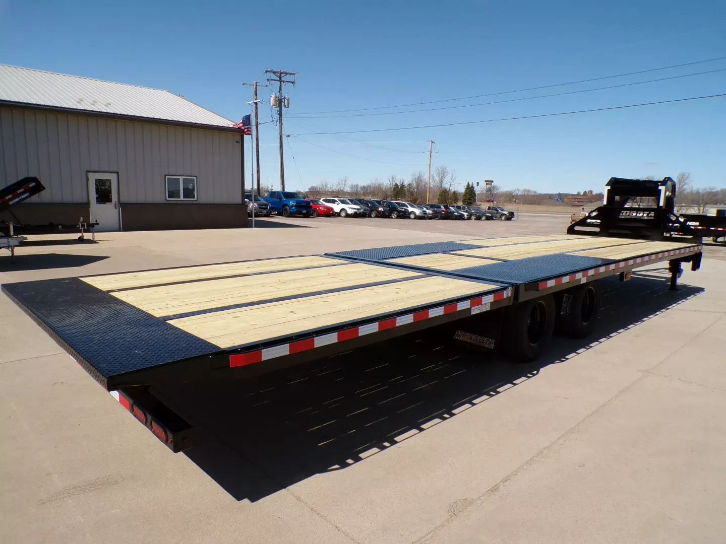 New 2025 Midsota FBGN-HB32-25.9K-Deckover Flatbed Trailer - 489
