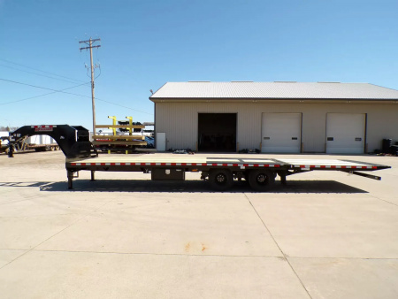 New 2025 Midsota FBGN-HB32-25.9K-Deckover Flatbed Trailer - 489