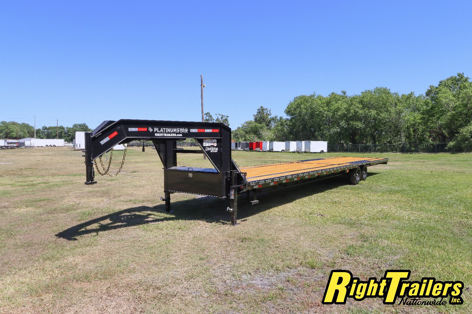 New 2025 8X40 DP Platinum Star Gooseneck Equipment Trailer