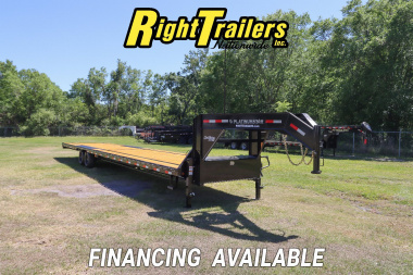 New 2025 8X40 DP Platinum Star Gooseneck Equipment Trailer