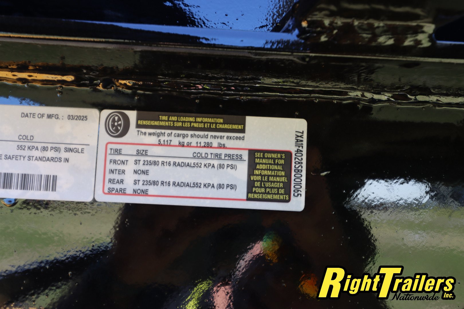 New 2025 8X40 DP Platinum Star Equipment Trailer