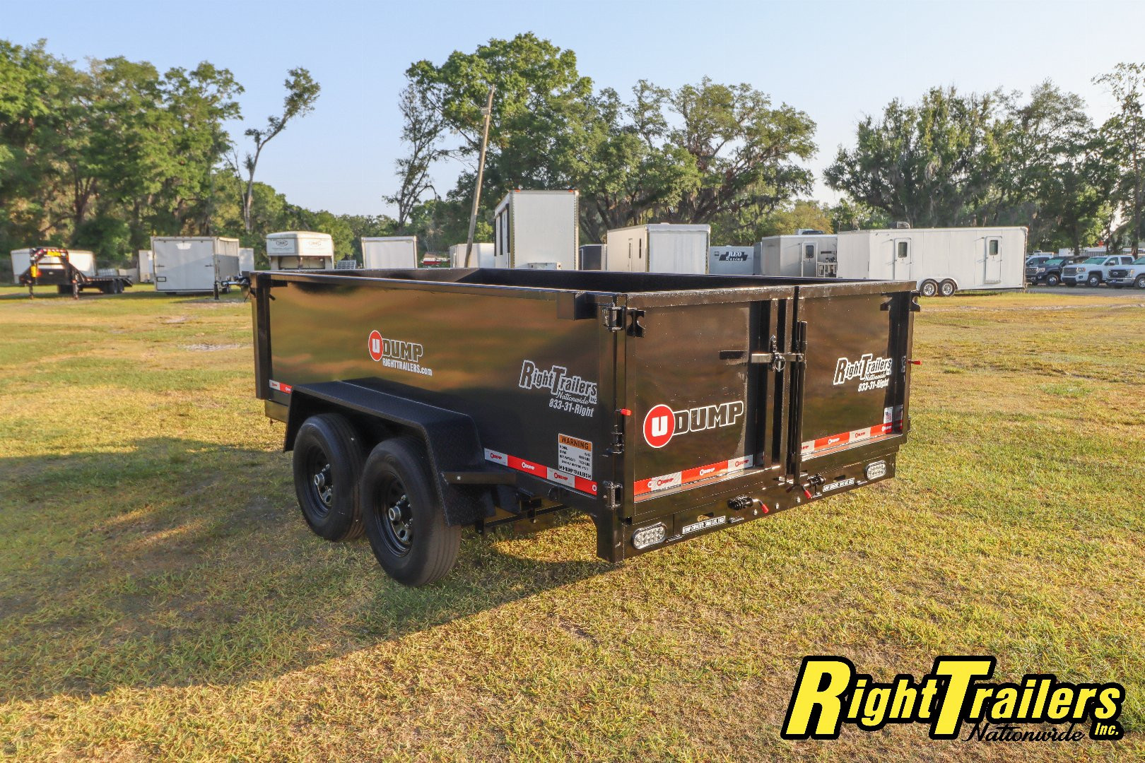 New 2025 6X12 U-Dump Dump Trailer