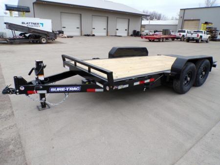 New 2025 Sure-Trac 7 x 16 14K Equipment Tilt Trailer
